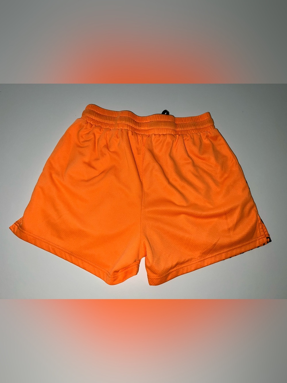 Kill Crew Orange Flame Print Athletic Shorts - Picture 2 of 2